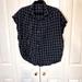 Madewell Tops | Navy Madewell Central Button Down | Color: Blue | Size: S