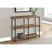 Brown Reclaimed Wood And Black Console - Monarch Specialties I 2216