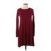 Old Navy Casual Dress - Sweater Dress: Burgundy Dresses - Women's Size X-Small