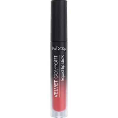 Isadora Velvet Comfort Liquid Lipstick 55 Coral Rush 4 ml Flüssiger Lippenstift