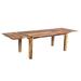 Porter Designs Taos Contemporary Solid Wood Extendable Dining Table, Natural.