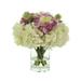 Primrue Dahlia & Hydrangea Mixed Centerpiece in Vase Faux Silk | 14 H x 15 W x 15 D in | Wayfair FF87976281554A63B13FD2F9C7A62C80