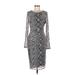 CATHERINE Catherine Malandrino Casual Dress - Sheath: Gray Dresses - Used - Size Medium