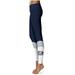 Women's Navy Georgia Southern Eagles Color Block Yoga Leggings