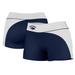 Women's Navy/White Nevada Wolf Pack Curve Side Shorties