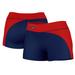 Women's Navy/Red Columbus State Cougars Curve Side Shorties