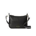 Kate Spade Rosie Leather Crossbody Bag Purse Handbag (BLACK)