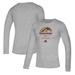 Men's adidas Heathered Gray Western Michigan Broncos Team Creator Long Sleeve Performance T-Shirt