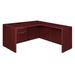 "Legacy 71"" Single Pedestal L-Desk with 35"" Return- Mahogany - Regency LLDSP7124MH"