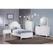 Chloe White 3-piece Bedroom Set with 2 Nightstands