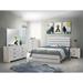 Geary 4-piece Slatted Headboard Panel Bedroom Set