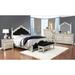 Louisville Metallic Platinum 3-piece Bedroom Set with 2 Nightstands