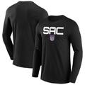 "Sacramento Kings Fanatics Branded Iconic Hometown Graphic T-shirt à manches longues - Homme - Homme Taille: S"
