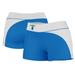 Women's Light Blue/White Texas A&M Corpus Christi Islanders Curve Side Shorties