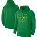 Men's Nike Green Oregon Ducks Basketball Icon Club Fleece Pullover Hoodie