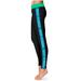 Women's Black/Royal West Florida Argonauts Side Stripe Yoga Leggings