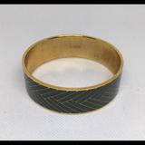 J. Crew Jewelry | J. Crew Gray Enamel Bangle | Color: Gold/Gray | Size: Os