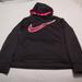 Nike Shirts & Tops | Girls Nike Dri-Fit Black & Pink Hoodie Pullover Sweatshirt Size Youth Large | Color: Black/Pink | Size: Lg