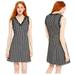 Kate Spade Dresses | Kate Spade Houndstooth Tweed Gingham Fringe Shift Dress Black White Size 6 | Color: Black/White | Size: 6