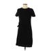 Gap Casual Dress - Wrap: Black Dresses - Women's Size Small