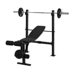 Furny Engine Inc. Adjustable Olympic Weight Bench For Weight Lifting & Strength Training, Size 60.0 W in | Wayfair Chen211118153