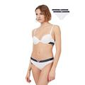 Emporio Armani Women's Underwear Bi-Pack Brief Iconic Logoband, White/White, S