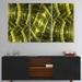 East Urban Home Bright Fractal Flower Grid - Multipanel Abstract Art On Metal Wall Art Sets Metal in Yellow | 28 H x 36 W x 1 D in | Wayfair