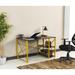 Latitude Run® Marbella Study Desk Wood in Black | 23 H x 47 W x 25 D in | Wayfair 157CA3A9A11B4B7BB8D3CFC8BA783CB8