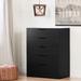 South Shore Holland 5 Drawer Chest Wood in Black | 42.5 H x 33 W x 19 D in | Wayfair 11292