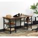 Latitude Run® Buket Study Desk, White Wood in Brown | 28 H x 60 W x 23 D in | Wayfair F0883D2F5AA84CF79DD9B35F82DFB43A