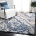 Blue/Gray 24 x 2.56 in Indoor Area Rug - Rosecliff Heights Tristan Abstract Gray/Blue Area Rug Polypropylene | 24 W x 2.56 D in | Wayfair