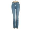 J.Crew Factory Store Jeggings - Mid/Reg Rise: Blue Bottoms - Women's Size 24