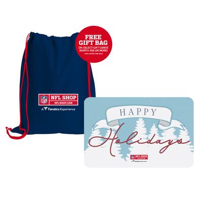 NFL Shop Happy Holidays Gift Card ($10 - $500)