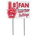 Fresno State Bulldogs 18'' x 24'' #1 Fan Yard Sign