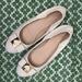 Kate Spade Shoes | Kate Spade Maline Ballet Flat In Off-White, Size 9.5 | Color: Gold/White | Size: 9.5