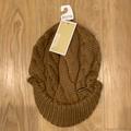 Michael Kors Accessories | Michael Kors Woman’s Knitted One Size Visor Beanie Hat Brown | Color: Brown | Size: Os