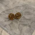 Kate Spade Jewelry | 2for20 Vintage Circle Golden Swirls Stud Earrings Authentic Gold Kate Spade | Color: Gold | Size: Os