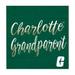 Green Charlotte 49ers 10'' x Grandparent Plaque