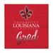 Red Louisiana Ragin' Cajuns 10'' x Grad Plaque