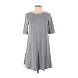 Old Navy Casual Dress - A-Line: Gray Print Dresses - Women's Size X-Small