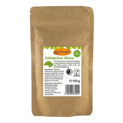 Birkengold Zahnpulver - Minze Nachfüllpack 100g 100 g Image