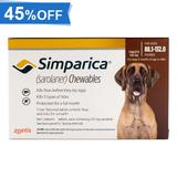 45% Off Simparica For Dogs Above 88 Lbs (Red) 6 Pack