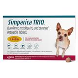 40% Off Simparica Trio For Dogs 2.8-5.5 Lbs (Gold) 3 Chews