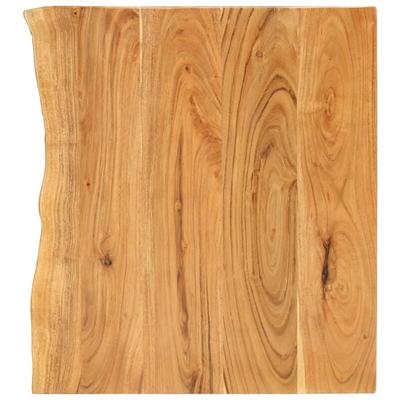 Vidaxl - Badezimmer-Waschtischplatte Massivholz Akazie 58x52x3,8 cm Image