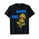 Gamer King Zocker König PC Gaming Alien Konsolen Zocken T-Shirt