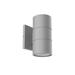 Kuzco Lighting Lund Integrated LED Outdoor Armed Sconce Aluminum/Metal in Gray | 7 H x 4.5 W x 4.5 D in | Wayfair EW3207-GY