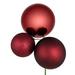 The Holiday Aisle® 18" Ball Ornament Christmas Pick, 2 per Bag Plastic in Gray | 9 H x 9 W x 0.75 D in | Wayfair 5555029B99374BD8BA95B0F97EC9611B
