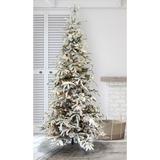 Kelly Clarkson Home Lighted Artificial Balsam Fir Christmas Tree in White | 6.5 ft | Wayfair 3E0BFD9EA7C94484BBF2ABFF17B148C2