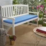 Breakwater Bay Outdoor Sunbrella Seat Cushion, Glass in Blue | 3 H x 60 W x 19 D in | Wayfair 03EABFBB853F46C5917351DE4F8457BF
