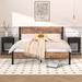 Steelside™ Alicia Steel Platform 3 Piece Bedroom Set Wood/Metal in Black | Queen | Wayfair 61F0B4948A5143DE9B31EAF61680C711